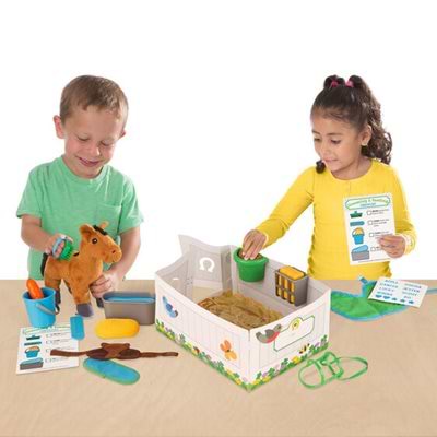 ערכה לטיפול וטיפוח סוסים מבית מליסה ודאג Melissa And Doug