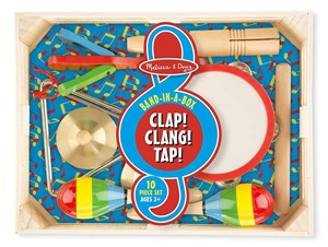 ערכת כלי נגינה כלי הקשה מעץ מבית מליסה ודאג Melissa And Doug