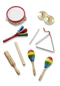 ערכת כלי נגינה כלי הקשה מעץ מבית מליסה ודאג Melissa And Doug