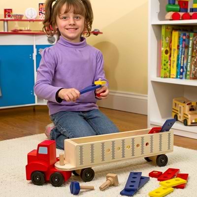 ערכת בנייה משאית מבית מליסה ודאג Melissa And Doug