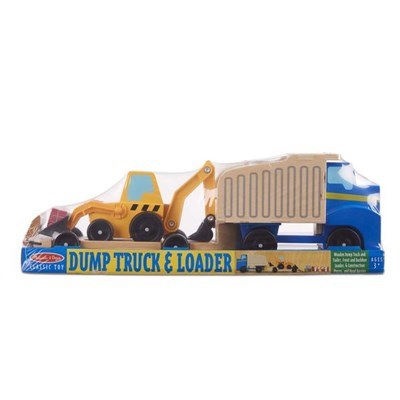 משאית אשפה וגרר מעץ 3 ב1 מבית מליסה ודאג Melissa And Doug מליסה אנד דאג