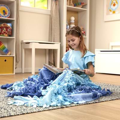 ערכת יצירת שמיכת צמר כחולה מבית מליסה ודאג Melissa And Doug