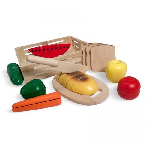 סט אוכל לחיתוך מעץ מבית מליסה ודאג  Melissa and Doug