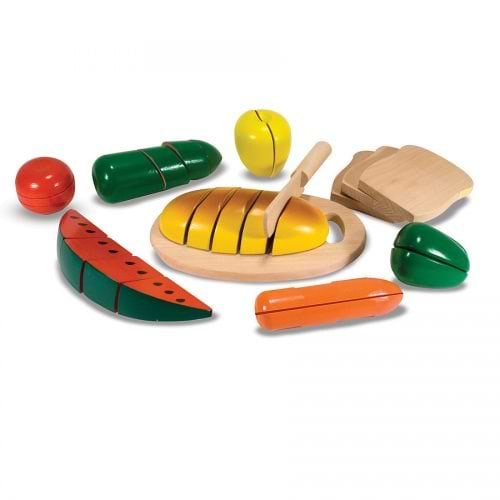 סט אוכל לחיתוך מעץ מבית מליסה ודאג  Melissa and Doug