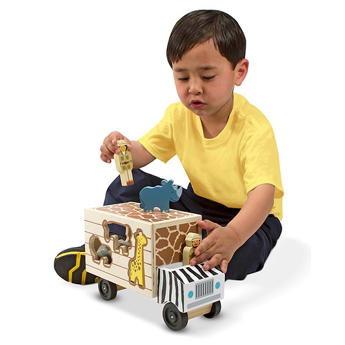 משאית התאמת צורות - חיות מבית מליסה ודאג Melissa and Doug