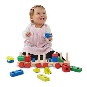 רכבת צורות עץ מבית מליסה ודאג Melissa and Doug מליסה אנד דאג