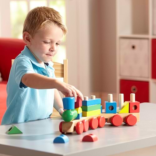 רכבת צורות עץ מבית מליסה ודאג Melissa and Doug