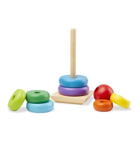 מגדל טבעות מעץ איכותי מבית מליסה ודאג Melissa and Doug