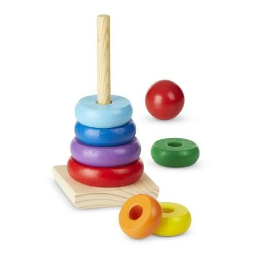 מגדל טבעות מעץ איכותי מבית מליסה ודאג Melissa and Doug