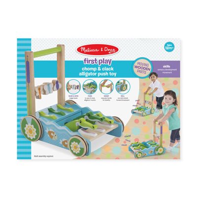 צעצוע דחיפה תנינים בביצה עשוי עץ מבית מליסה ודאג Melissa And Doug