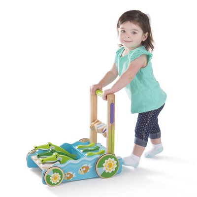 צעצוע דחיפה תנינים בביצה עשוי עץ מבית מליסה ודאג Melissa And Doug