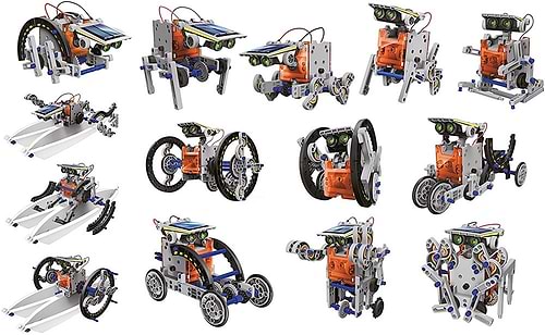 ערכת מדע להכנת רובוט וכלי תחבורה סולארים מבית בוקי צרפת Buki France