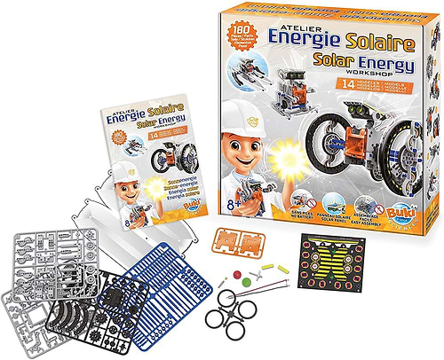ערכת מדע להכנת רובוט וכלי תחבורה סולארים מבית בוקי צרפת Buki France