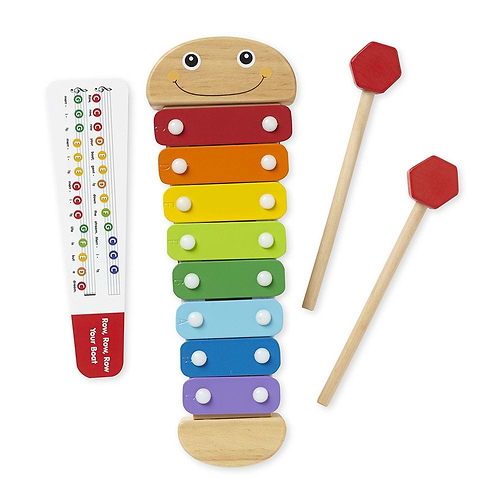 זחל קסילופון צבעוני מעץ מבית מליסה ודאג Melissa and Doug