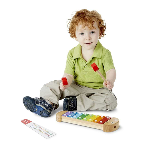 זחל קסילופון צבעוני מעץ מבית מליסה ודאג Melissa and Doug