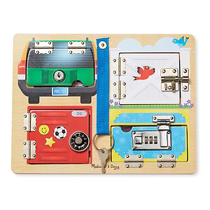 לוח מנעולים קטן מבית מליסה ודאג Melissa and Doug מליסה אנד דאג
