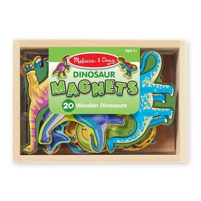 דינוזאורים מגנטים מעץ מבית מליסה ודאג Melissa And Doug מליסה אנד דאג