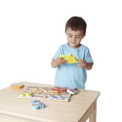 דינוזאורים מגנטים מעץ מבית מליסה ודאג Melissa And Doug