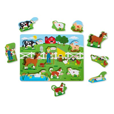פאזל צלילים- מנגינות חווה מבית מליסה ודאג Melissa And Doug