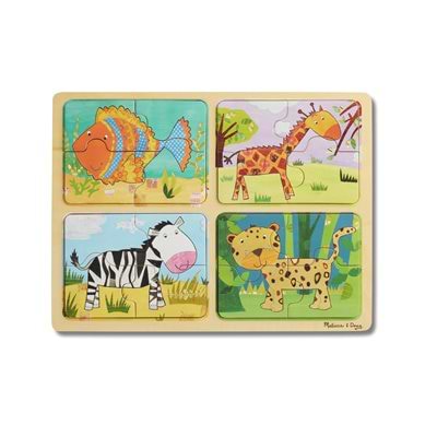 פאזל חברים בחווה מעץ מבית מליסה ודאג Melissa And Doug