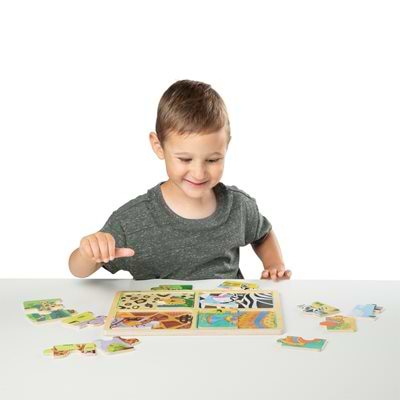 פאזל חברים בחווה מעץ מבית מליסה ודאג Melissa And Doug