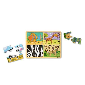 פאזל חיות מעץ מבית מליסה ודאג Melissa And Doug מליסה אנד דאג
