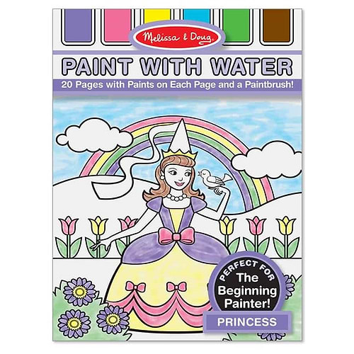 חוברת צביעה עם מים נסיכות מבית מליסה ודאג Melissa And Doug