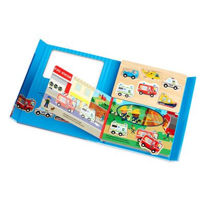 ערכת פאזלים וספרים בנושא ג'ונגל מבית מליסה ודאג Melissa And Doug