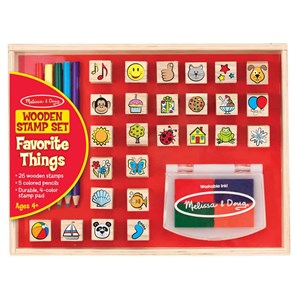 חותמות מעץ דברים אהובים מבית מליסה ודאג Melissa And Doug