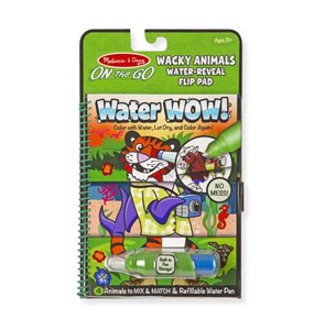 חוברת טוש מים חיות משוגעות מבית מליסה ודאג Melissa and Doug