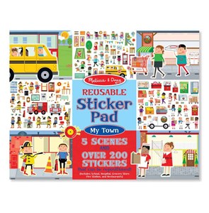 חוברת מדבקות העיר שלי מבית מליסה ודאג Melissa and Doug