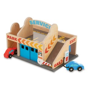 מוסך ותחנת שירות מעץ מבית מליסה ודאג Melissa and Doug