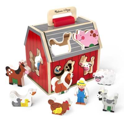 אסם חיות חווה למיון צורות מבית מליסה ודאג Melissa and Doug