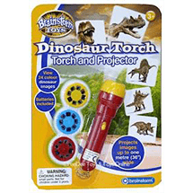 פנס ומקרן דינוזאורים מבית בריינסטורם Brainstorm