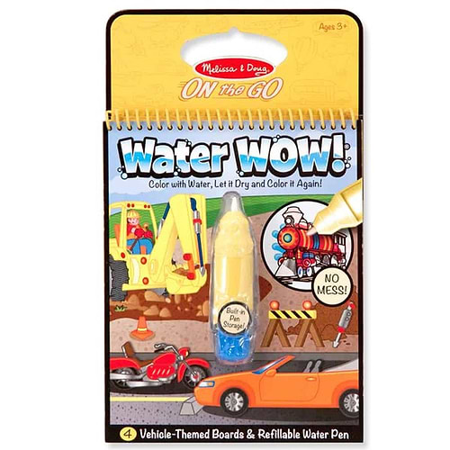 חוברת טוש מים כלי רכב מבית מליסה ודאג Melissa And Doug