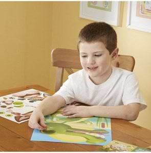 ערכת החותמות הראשונה שלי חיות חווה מעץ Melissa and Doug