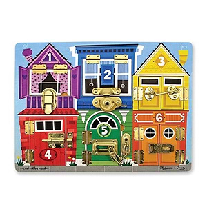 לוח מנעולים מעץ מבית מליסה ודאג Melissa and Doug מליסה אנד דאג