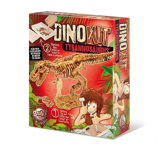 ערכת ארכיאולוגיה לחפירת שלד דינוזאור מסוג T-REX מבית בוקי צרפת Buki France