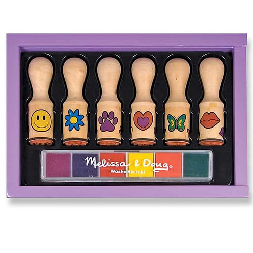 ערכת חותמות ידית מעץ מבית מליסה ודאג Melissa And Doug