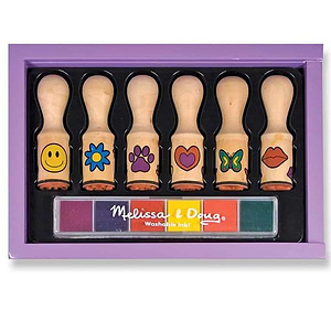 ערכת חותמות ידית מעץ מבית מליסה ודאג Melissa And Doug מליסה אנד דאג