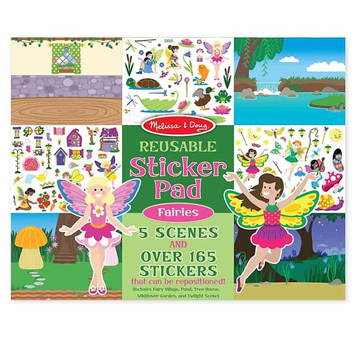 חוברת מדבקות פיות מבית מליסה ודאג Melissa And Doug