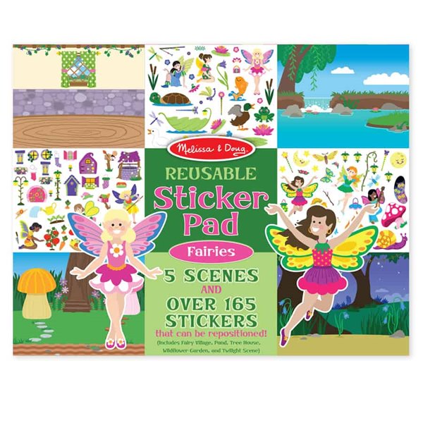 חוברת מדבקות פיות מבית מליסה ודאג Melissa And Doug מליסה אנד דאג