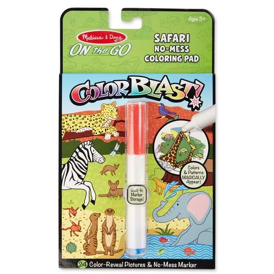 חוברת טוש המים- ספארי מבית מליסה ודאג Melissa And Doug