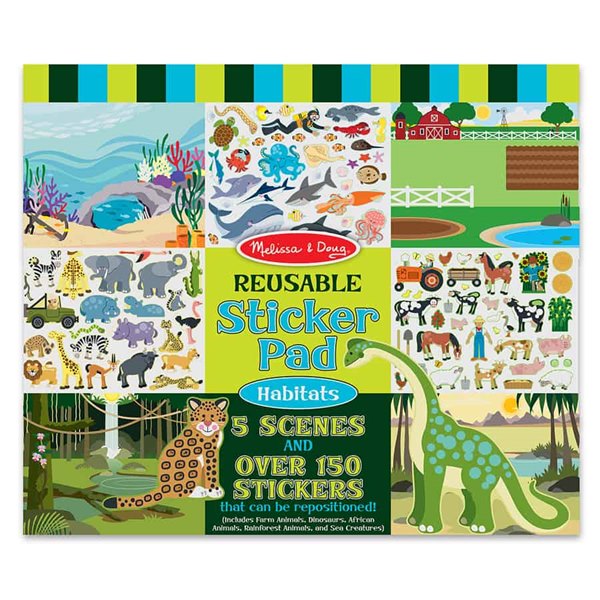 חוברת מדבקות חיות מבית מליסה ודאג Melissa And Doug