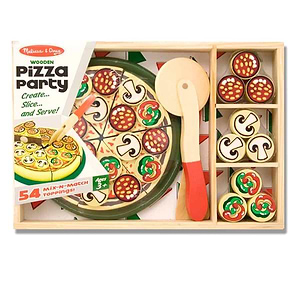 ערכה מעץ להכנת פיצה מבית מליסה ודאג Melissa And Doug מליסה אנד דאג