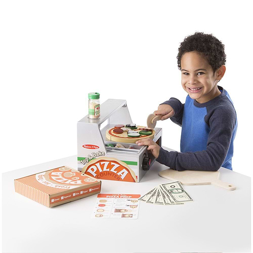 ערכה מעץ להכנת פיצה מבית מליסה ודאג Melissa And Doug