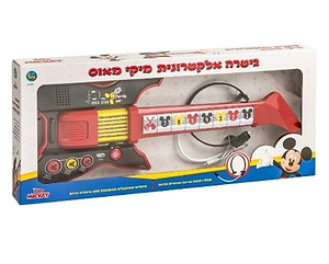 גיטרה אלקטרונית מיקי מאוס + אוזניית מדונה בא לי טוי 
