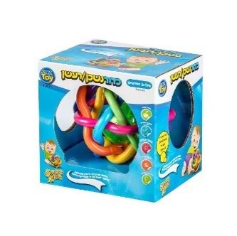 כדור נשכן/רעשן - SMART KIDS בא לי טוי 