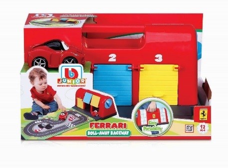 BURAGO חניון פרארי + מכונית ושטיח פעילות