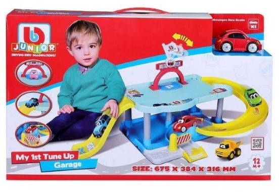 BURAGO חניון מכוניות 2 מפלסים למתחילים + מכונית. בא לי טוי 